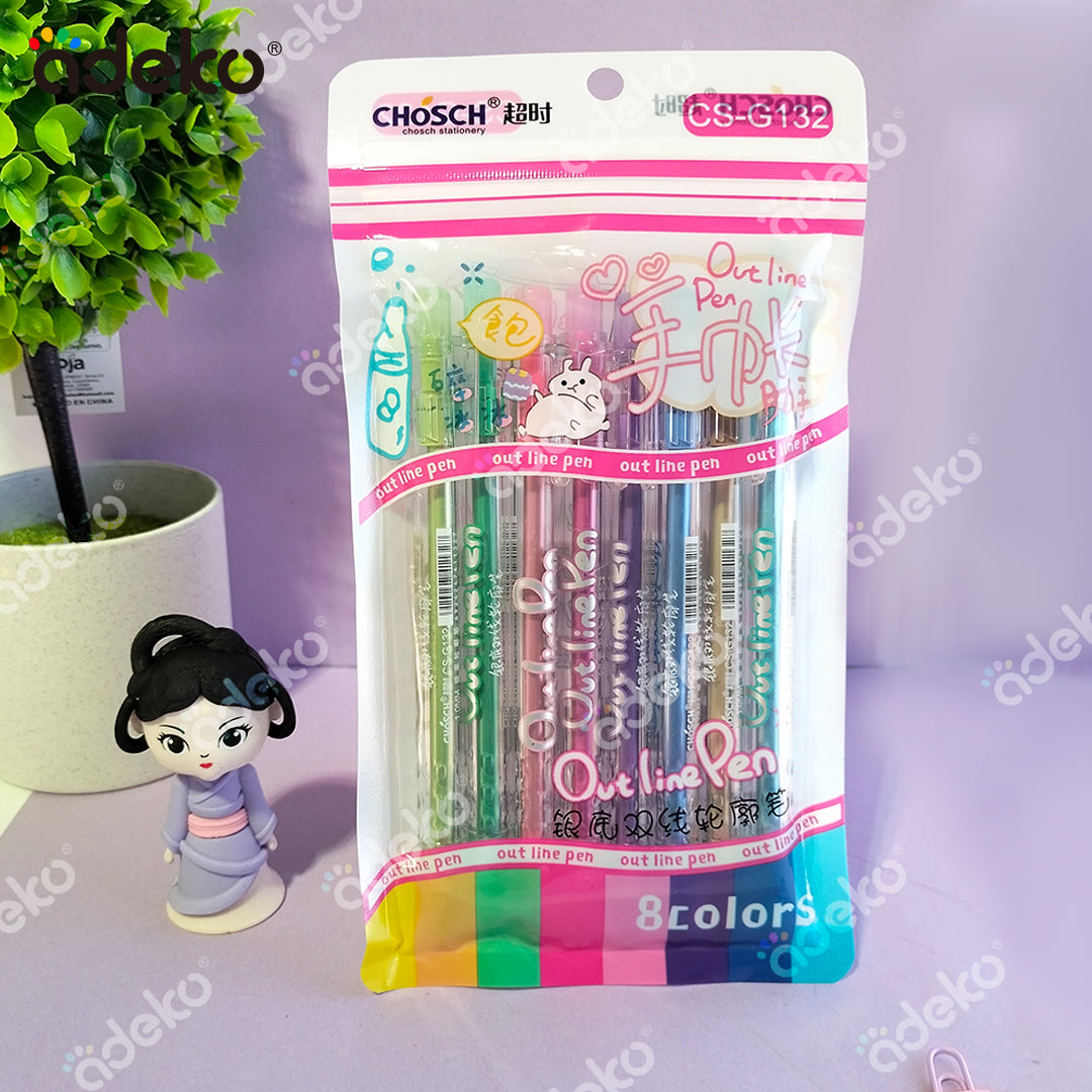 Bolígrafos, bolígrafos de colores, kawaii