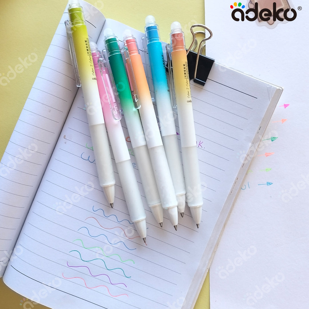 Bolígrafos, bolígrafos de colores, kawaii, bolígrafo mágico