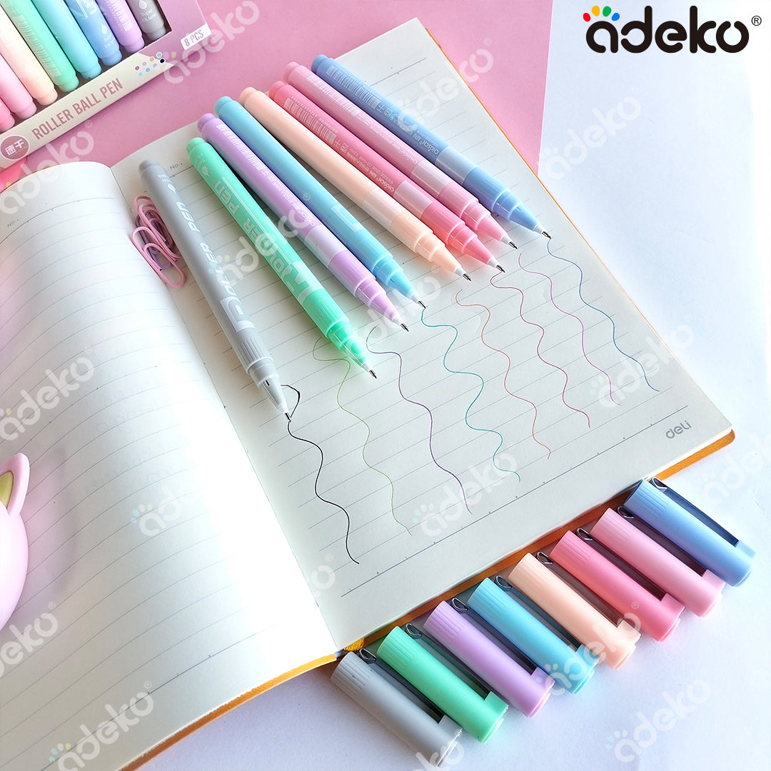 Bolígrafos de colores pastel, colores pastel, bolígrafos, kawaii