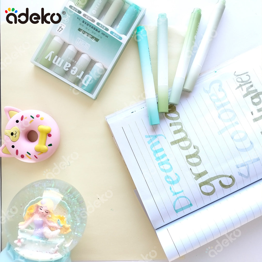 Marcatextos de colores pastel, colores pastel, resaltadores, kawaii