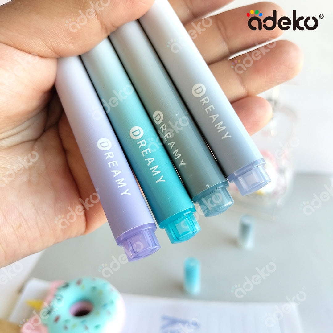 Marcatextos de colores pastel, colores pastel, resaltadores, kawaii