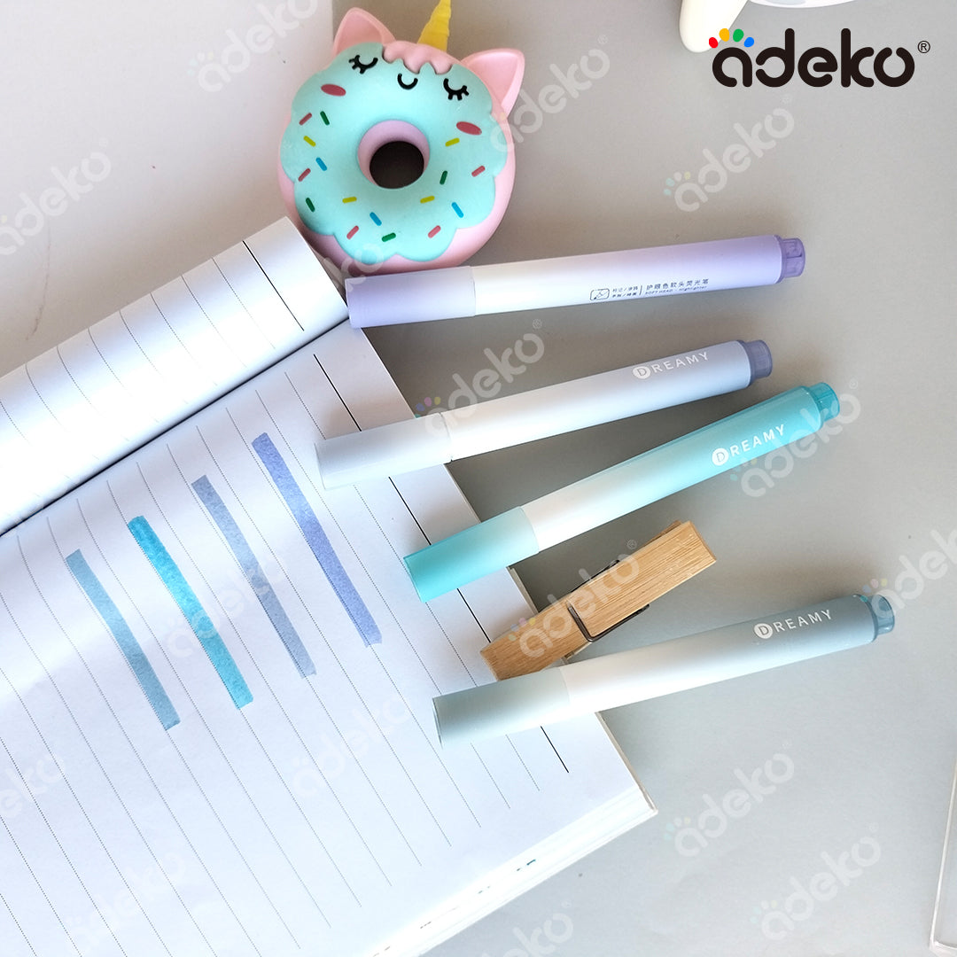 Marcatextos de colores pastel, colores pastel, resaltadores, kawaii