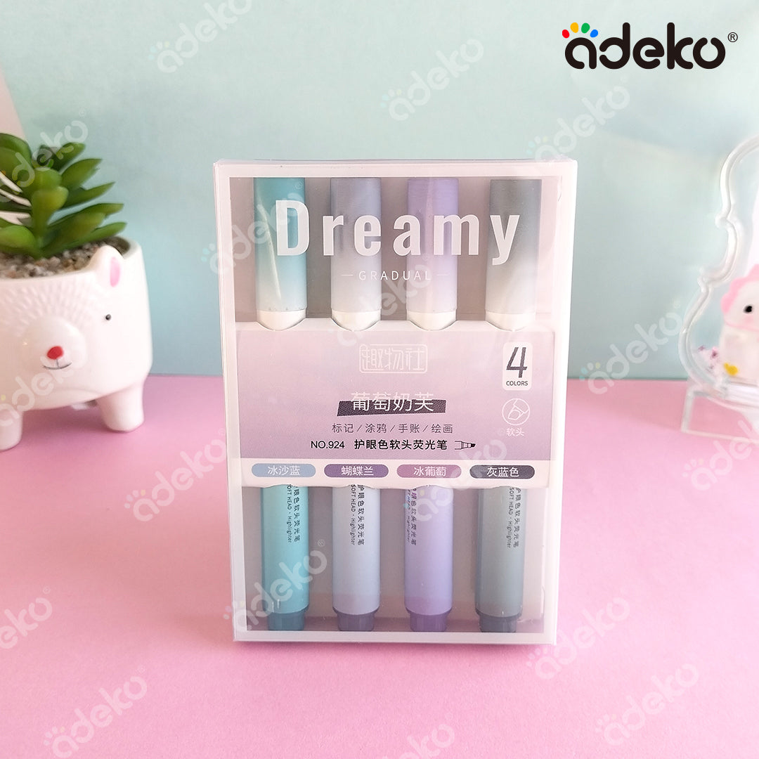 Marcatextos de colores pastel, colores pastel, resaltadores, kawaii