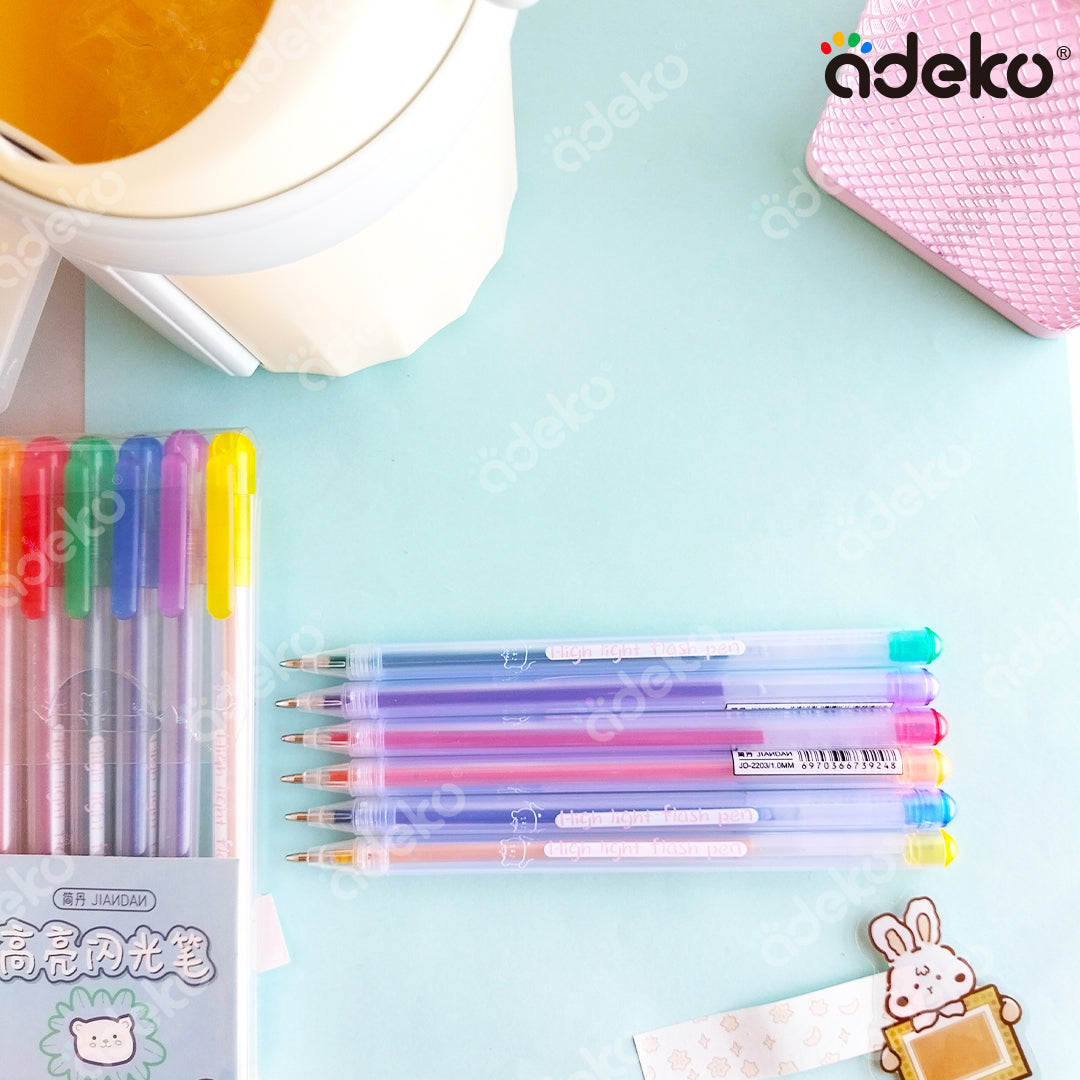 Bolígrafos de colores, bolígrafos, kawaii,