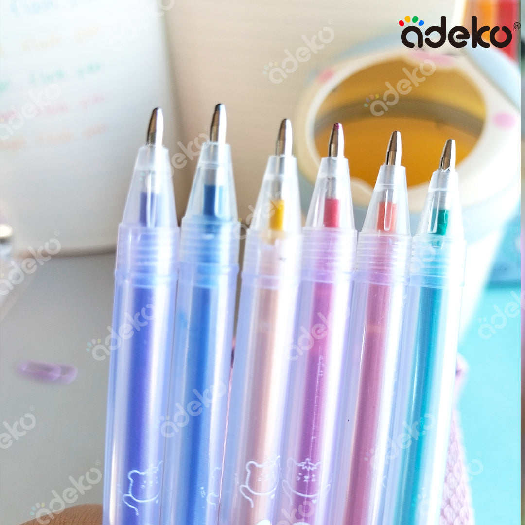 Bolígrafos de colores, bolígrafos, kawaii,