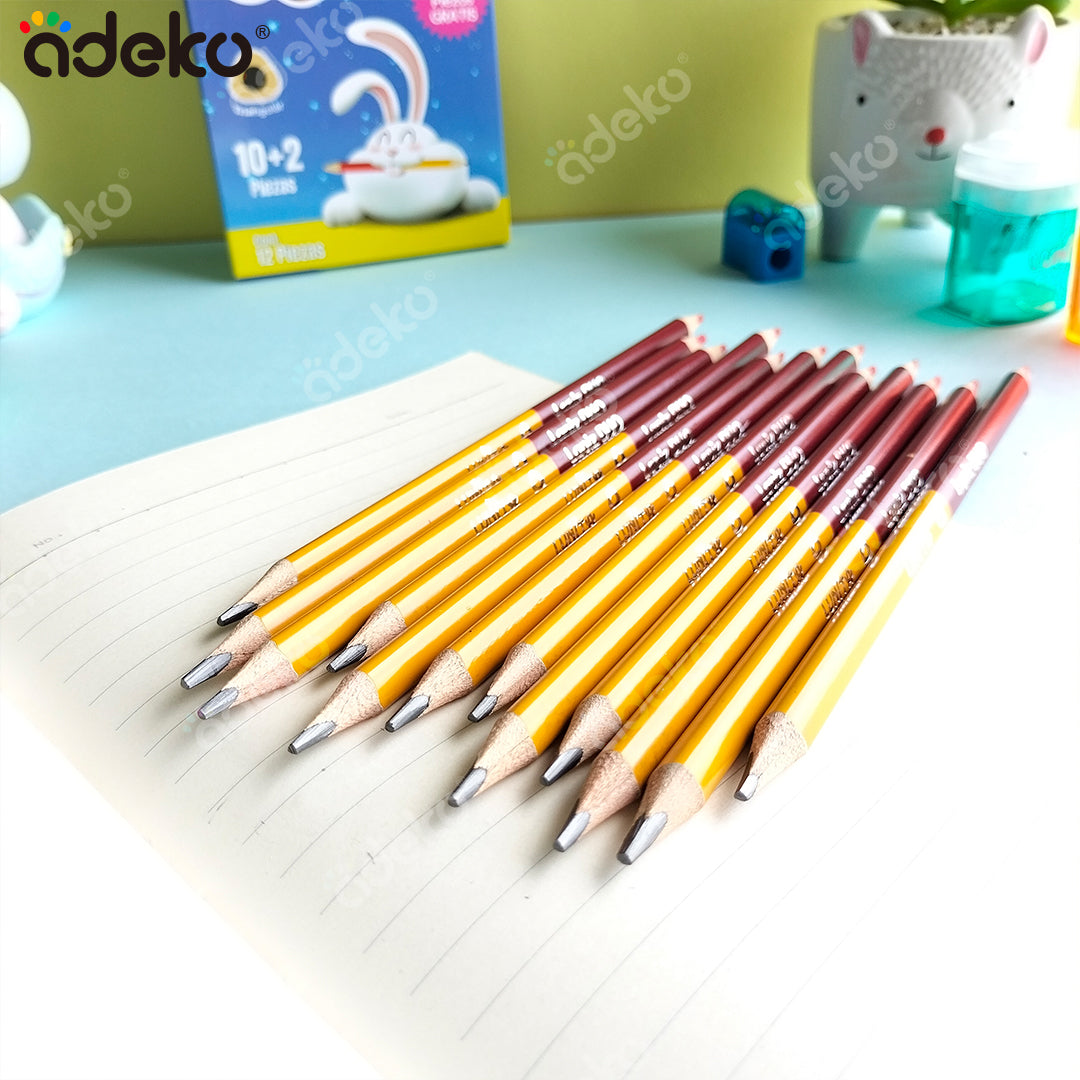 Lápiz duo, lápiz escolar, lápiz triangular.