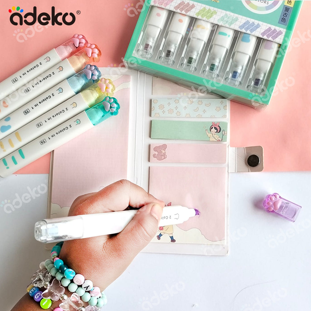 marcatextos, kawaii, resaltadores,