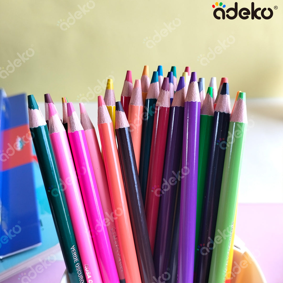 colores, lápices de color, escolares
