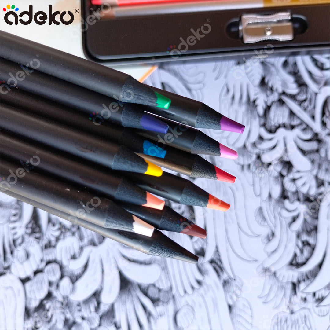 Lápices de colores, profesionales, colores brillantes,