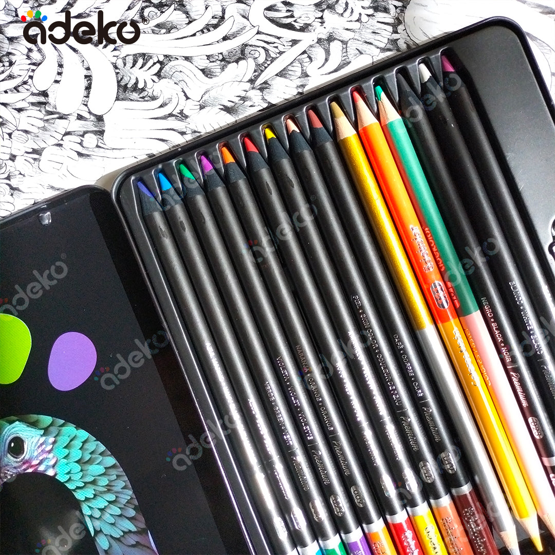Lápices de colores, profesionales, colores brillantes,